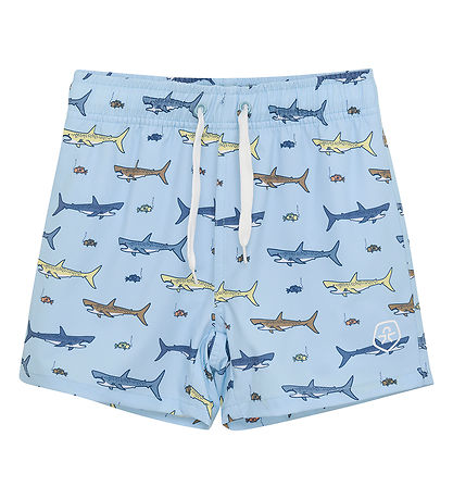 Color Kids Badeshorts - Himmelblau