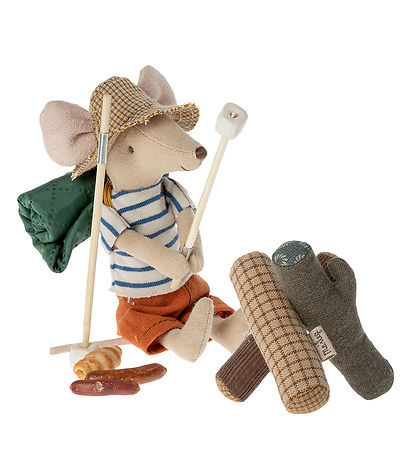 Maileg Bonfire set - Mouse - Happy Camper