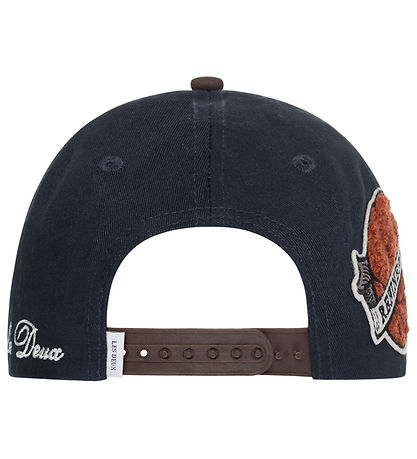 Les Deux Keps - Extranummer Varsity - Dark Marinblå/kaffe Brown