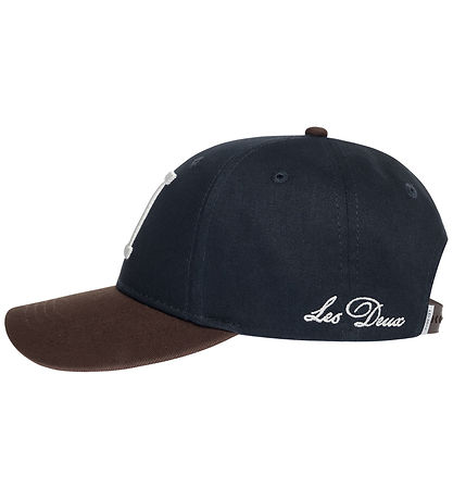 Les Deux Keps - Extranummer Varsity - Dark Marinblå/kaffe Brown