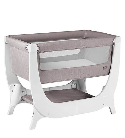 Shnuggle Crib - Air Bedside Crib - Stone Grey