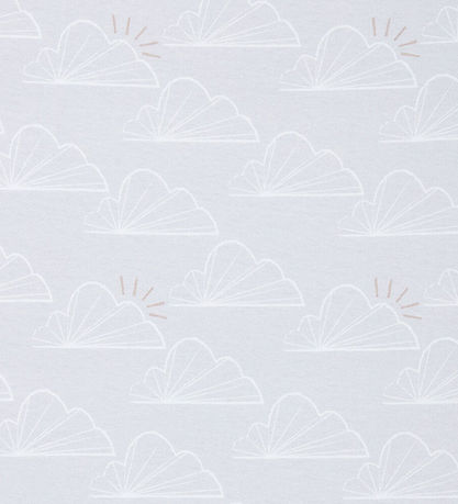 Shnuggle Stretchlaken - 2er-Pack - 120x60 cm - Luftbett - Grau/W