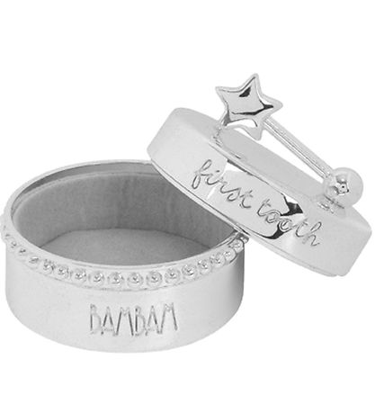 BAMBAM Zahndose - 4 cm - Geflecktes Silber