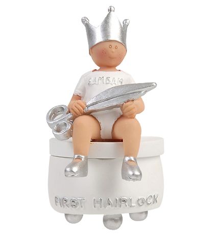 BAMBAM Jar For First Lock - 9 cm - White