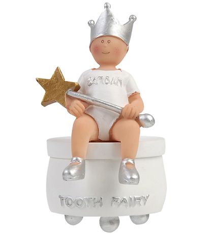 BAMBAM Jar for milk teeth - 9 cm - White