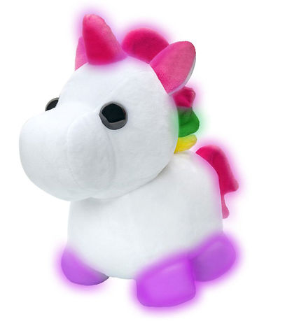 Adopt Me Soft Toy w. Light - 30 cm - MEGA Neon Unicorn