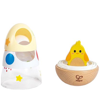 Hape Stacking Egg - Wood - Wobble Wonder Stacker