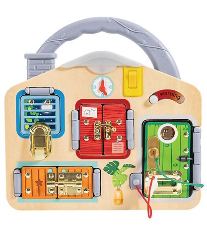 Hape Activity board - Wood - Lock game board