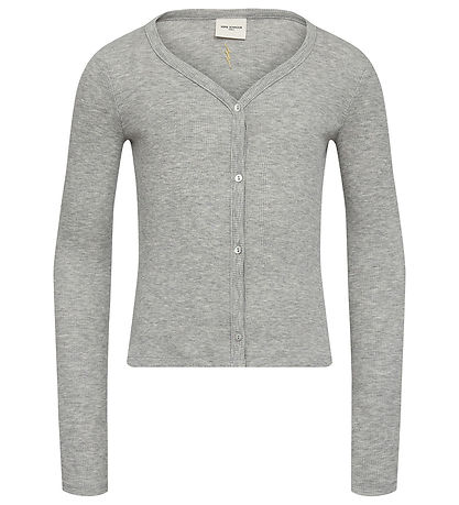 Sofie Schnoor Cardigan - Rib - Grey Melange
