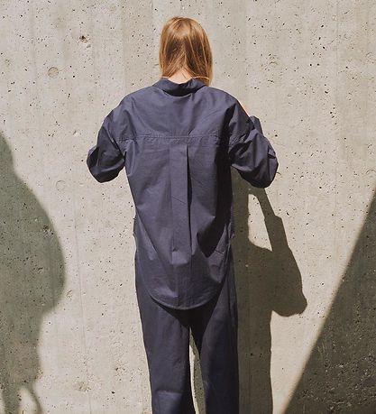 Designers Remix Skyrta - Serena Oversized - Dökkblátt