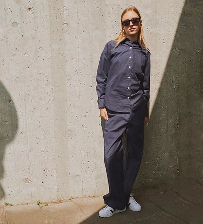 Designers Remix Byxor - Serena - Marinblå