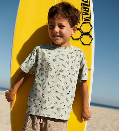 Wheat Stuttermabolur - Tommy - Turtle Surf