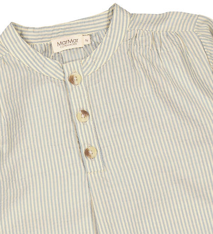 MarMar Nachthemd - Pyjama's - Blue Stone Stripe
