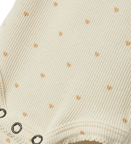 Lil' Atelier Bodysuit l/s - NbfGago - Noos - Turtledove/Heart