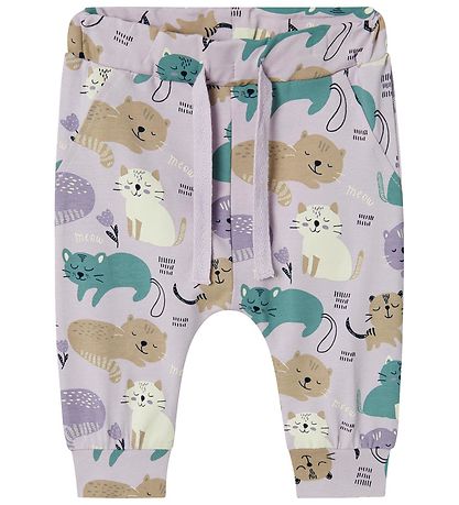 Name It Trousers - NbfVandora - Orchid Petal/Animals