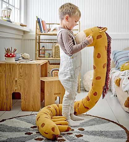 Bloomingville Soft Toy - 184 cm - Ibber - Giraffe - Orange