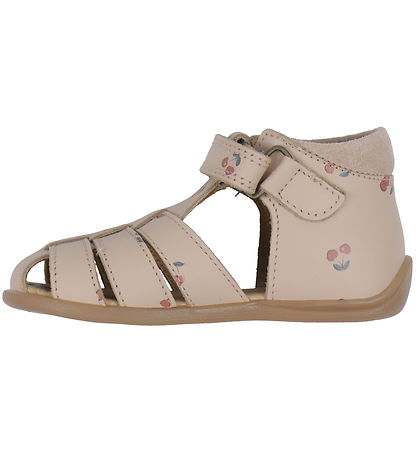 Pom Pom Sandals - Starters Velcro - Cherry