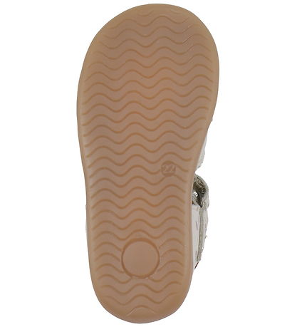 Pom Pom Sandals - Starters Scallop Velcro - Ladybird