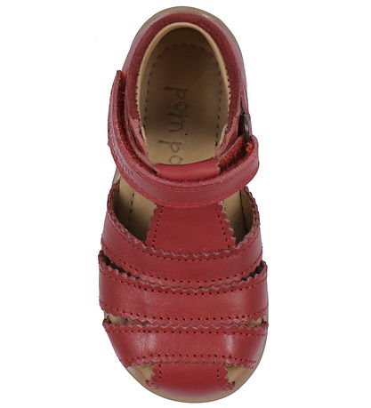 Pom Pom Sandales - Entres Scallop Velcro - Dusty d.