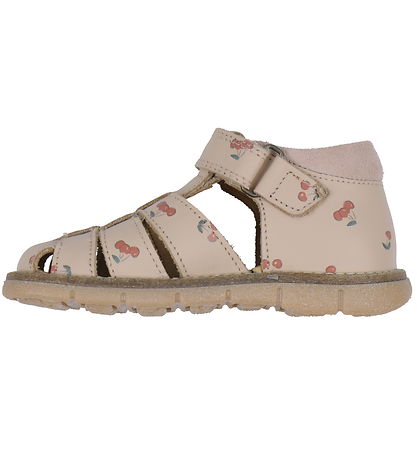Pom Pom Sandals - Classic+ Velcro - Cherry