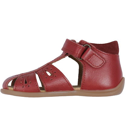 Pom Pom Sandals - Starters Drops Velcro - Dusty Red