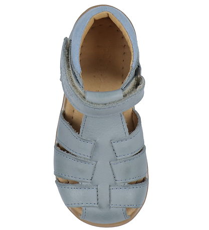 Pom Pom Sandals - Starters Velcro - Sky Blue