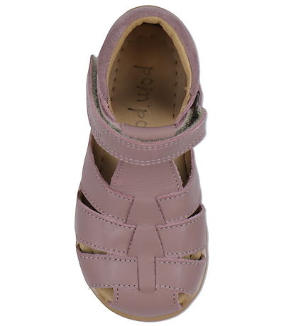 Pom Pom Sandals - Starters Velcro - Dusty Lavender