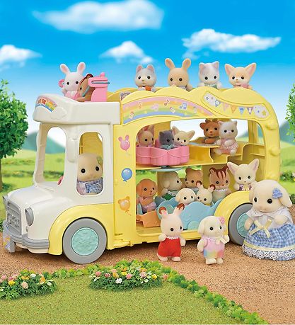 - Rainbow Fun Nursery Bus Sylvanian Families - 5744