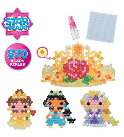 Ensemble de perles Aquabeads - 870 pces - Disney Couronne de pri