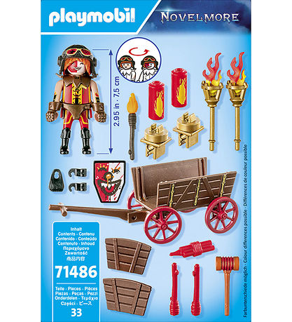 Playmobil Novelmore - Kahbooms-Rennwagen - 33 Teile - 71486