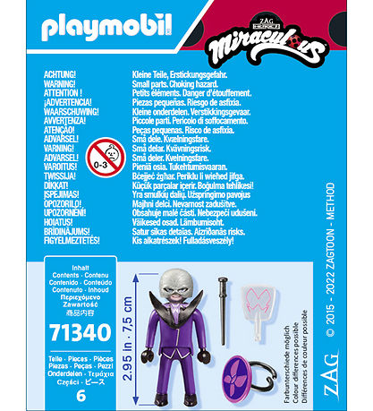 Playmobil Miraculous - Hawk Moth - 71340 - 6 Teile