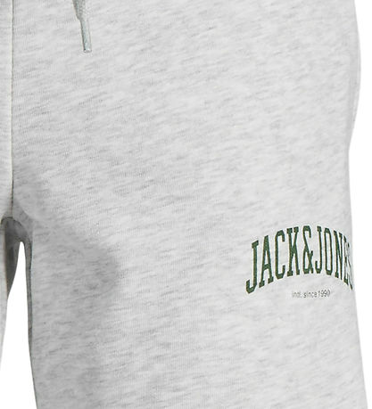 Jack & Jones Sweat Shorts - JpstJosh - White Melange