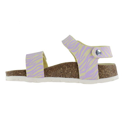 Sandales Superfit - Fussbettpantoff - Jaune/Violet