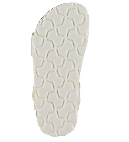 Sandales Superfit - Fussbettpantoff - Jaune/Violet
