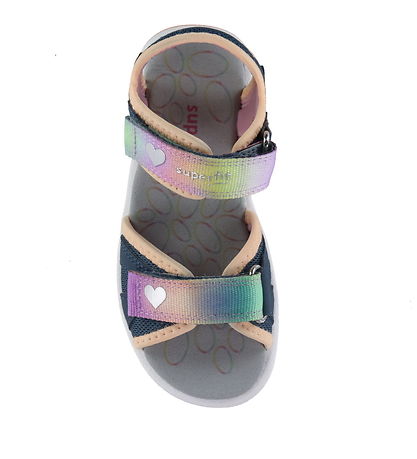 Superfit Sandalar - Pebbles - Blár/Appelsína