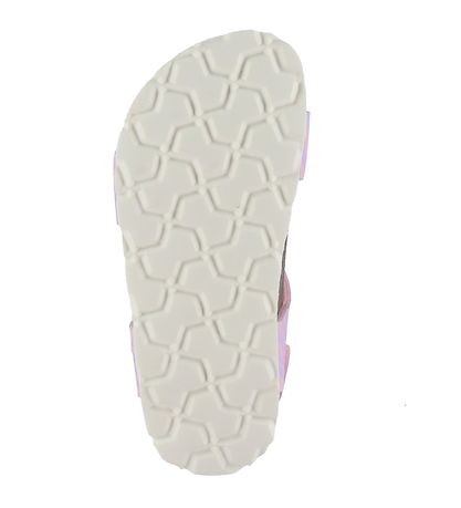 Superfit Sandalar - Fussbettpantoff - Bleikt/Fjólublátt
