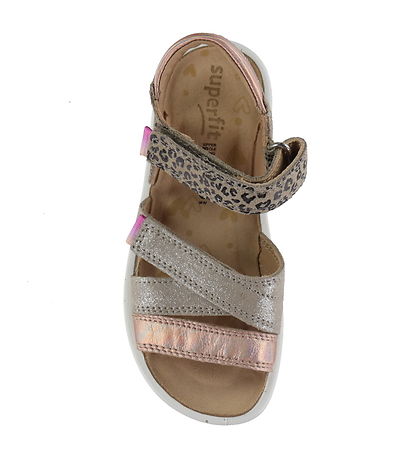 Superfit Sandalar - Sparkle - Drapplitað/Gull