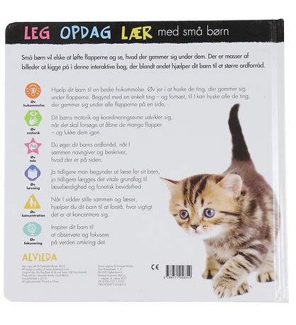 Alvilda Picture Book - Min Løfte-Flapper-Book - 100 First Animal