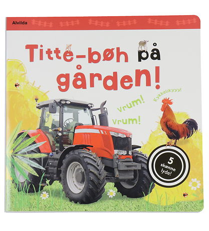 Alvilda Book w. Sound - Titte-Bøh On The Farm - Danish