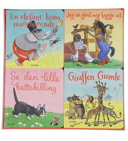 Alvilda Geschenkbox - Elefantastische Kinderlieder - 4 Bücher - 