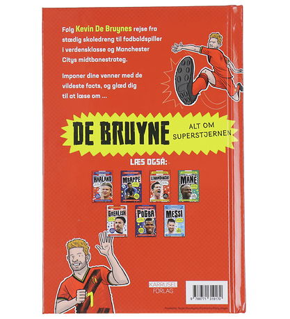 Alvilda Bók - Fótboltastjörnur - De Bruyne - Allt um ofurstjörnu