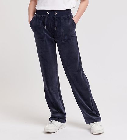 Juicy Couture Velvet Trousers Tonal Night Sky KW PT