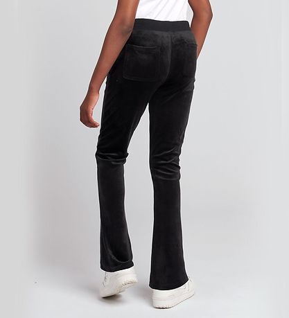 Juicy Couture Velours Broek - Diamant - Jet Black