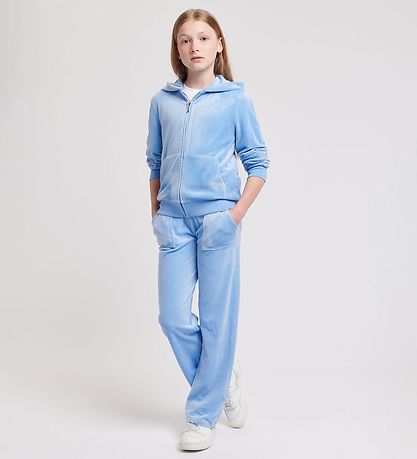 Juicy Couture Velours Broek - Tonaal - Della Robbia Blue