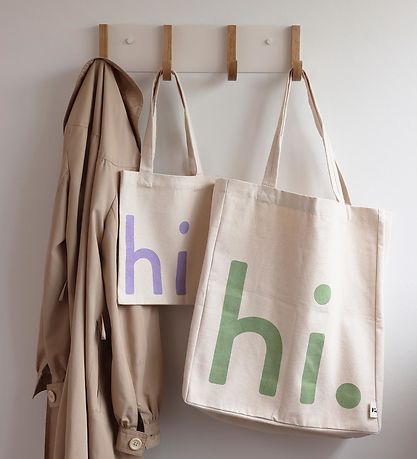 Design Letters Shopper - Little - Hi - Natural/Purple