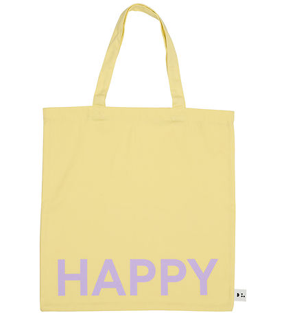 Client Design Letters - Happy - Jaune av. Violet