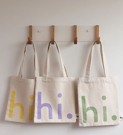 Design Letters Ostoskassi - Pieni - Hei - Luonnollinen/Keltainen