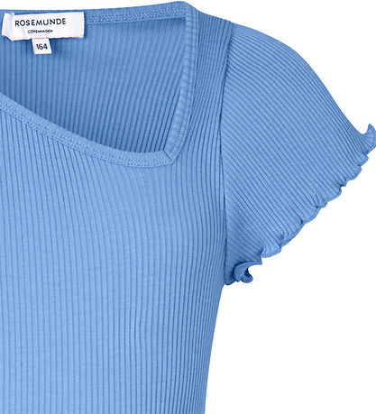 Rosemunde Kleid - Rib - Blue Himmel