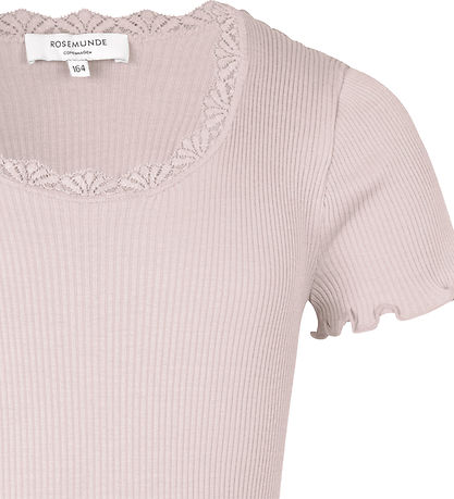 Rosemunde T-shirt - Silk/Cotton - Soft Rose