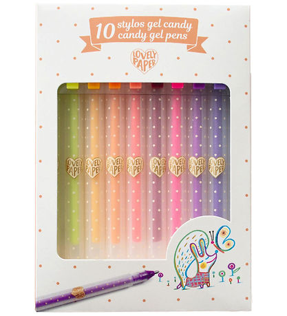 Djeco Kúlupennar - 10 Stk. - Candy Gel